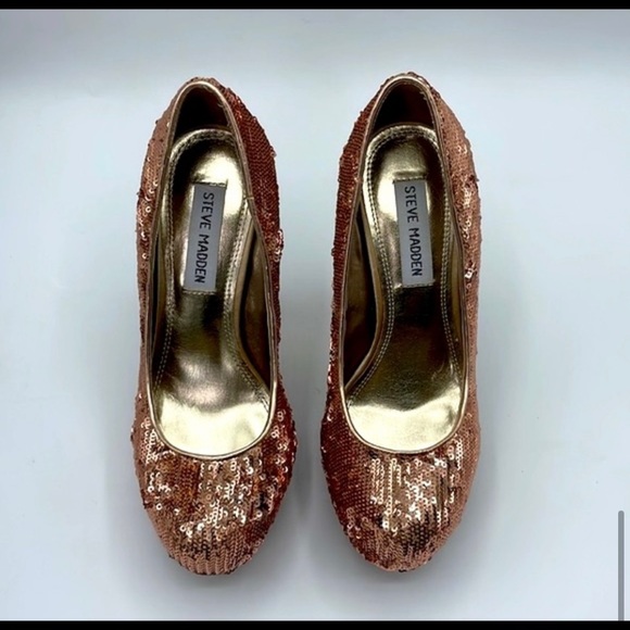 Steve Madden Sequin Pumps stilettos - Picture 6 of 9